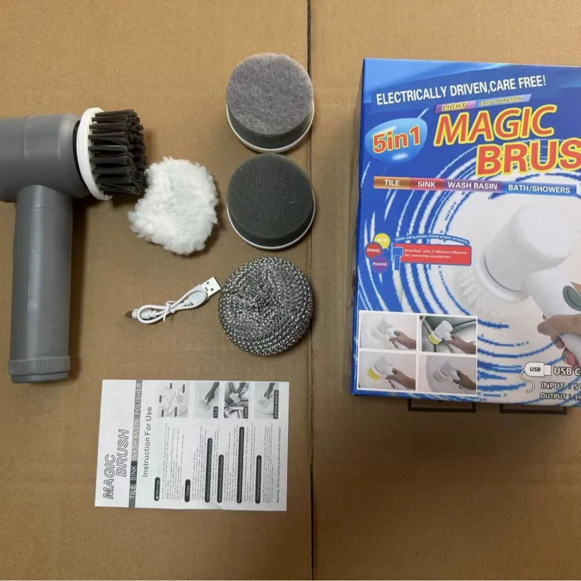 Cordless electric cleaning brush, household kitchen dishwashing brush, bathtub tile cleaning brush, window cleaning brush.