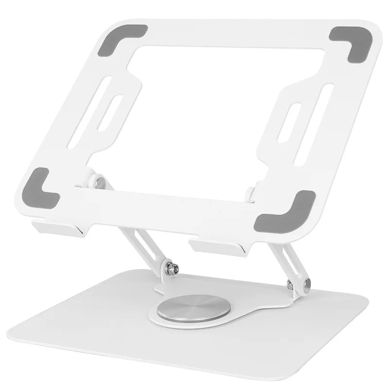 360 Degree Rotatable Carbon Steel Laptop Folding Portable Stand Tablet Desktop Lift Heightening Heat Dissipation Portable Stand