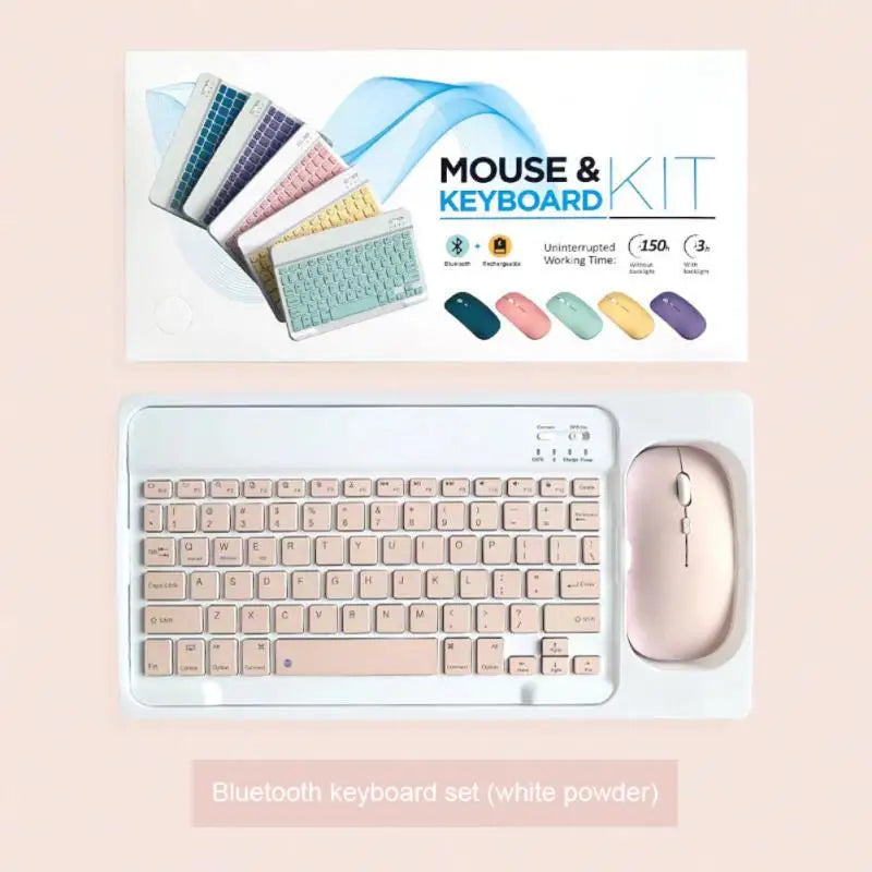 Wireless keyboard and mouse for iPad 11-inch (2021/2020 models), Air 4/10.2-inch (9th/8th generation), Mini 6/Air 2