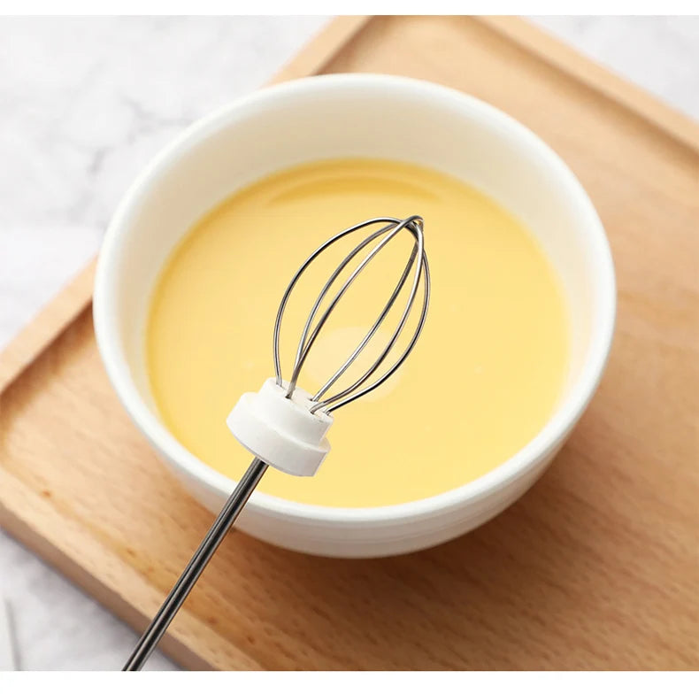 Portable Milk Frother USB Rechargeable Handheld Blender Foamer High Speeds Drink Maker Whisk Mixer For Coffee Cappuccino Cream