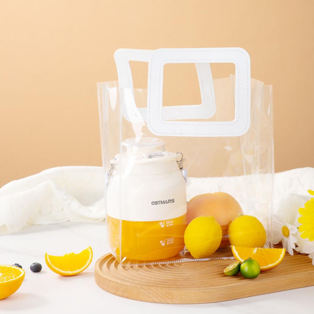 800ML Portable Juicer Cup Food Grade Water Bottle Juicer Wireless Fruit Squeezer Electric Blender Juice Maker Machine Kitchen