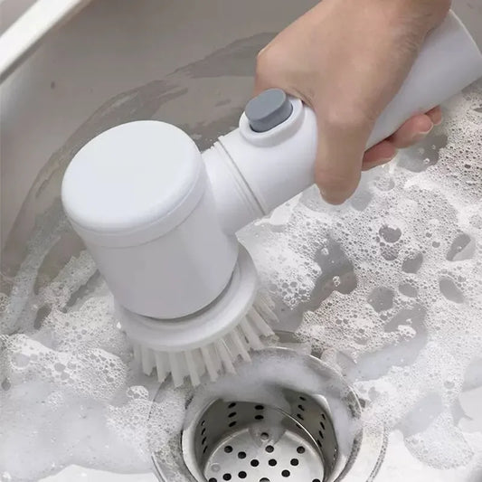 Cordless electric cleaning brush, household kitchen dishwashing brush, bathtub tile cleaning brush, window cleaning brush.