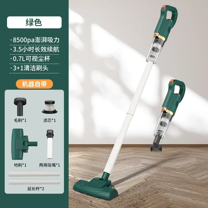 High-power Handheld Household Ultrasonic Cleaner Car And Home Vacuum Cleaner Wireless Vacuum And Mite Removal Vacuum Cleaner