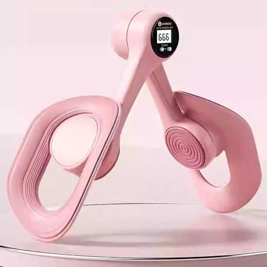 Non-Slip Thigh Master with Counter 360° Rotatable LCD Display Pelvic Floor Muscle Trainer Portable Ergonomic Shape