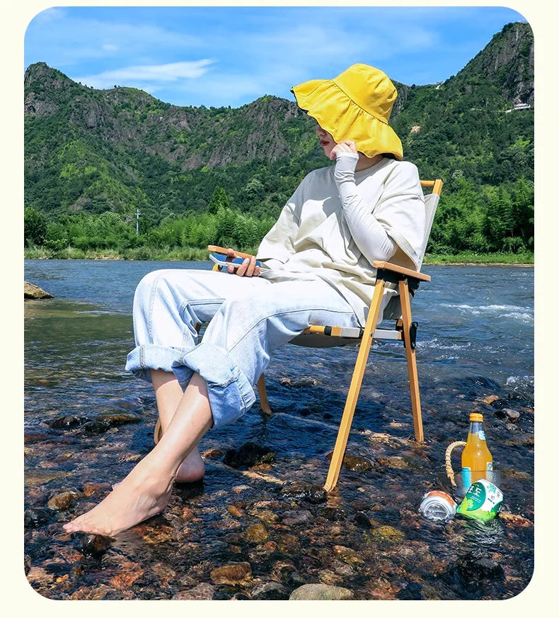 Outdoor folding chair Kermit chair camping fishing stool beach chair folding portable stool table and chair