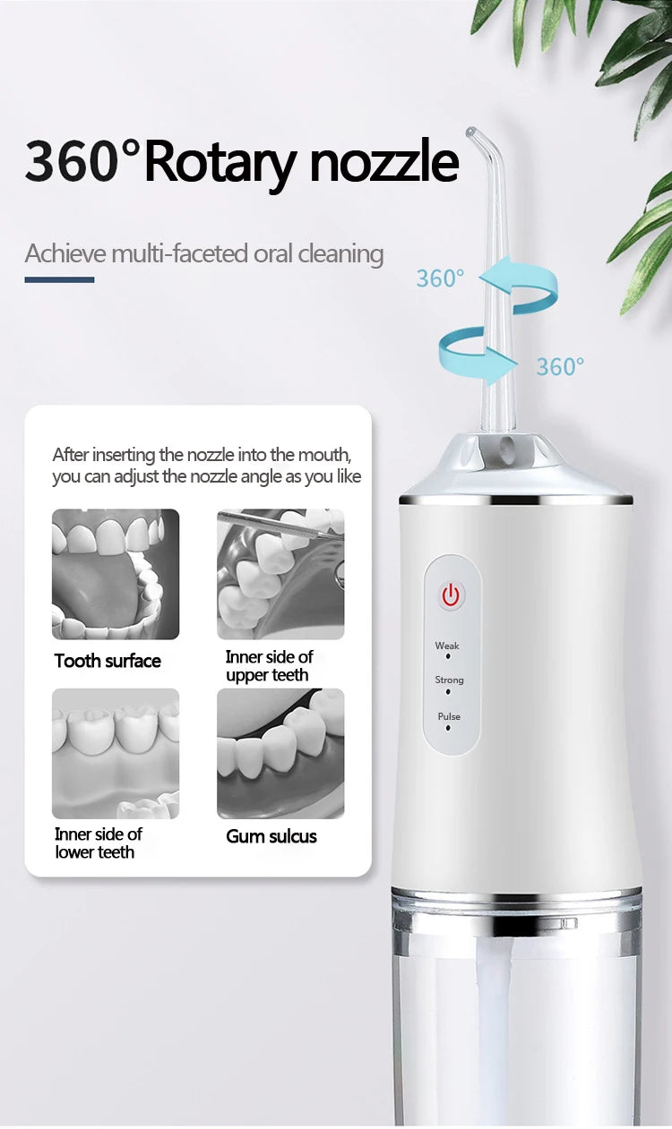 Oral Irrigator Dental Water Jet Flosser Appliance Pick Floss Dentistry Mouth Washing Machine Teeth Whitening Cleaning Tools