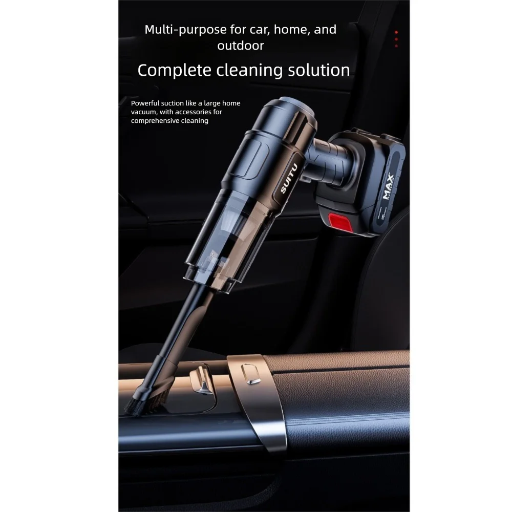 5000Pa Suction Car Vacuum Cleaner High Power 1500mAh Cordless Auto Vacuum Super Suction Multifunctional Wireless Dust Blower