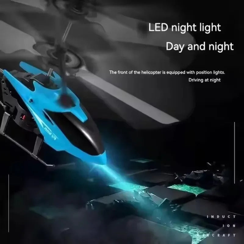 Mini RC Rechargeable No Remote Control RC Helicopters Toys Induction Hovering Safe Fall-resistant Rc Airplane