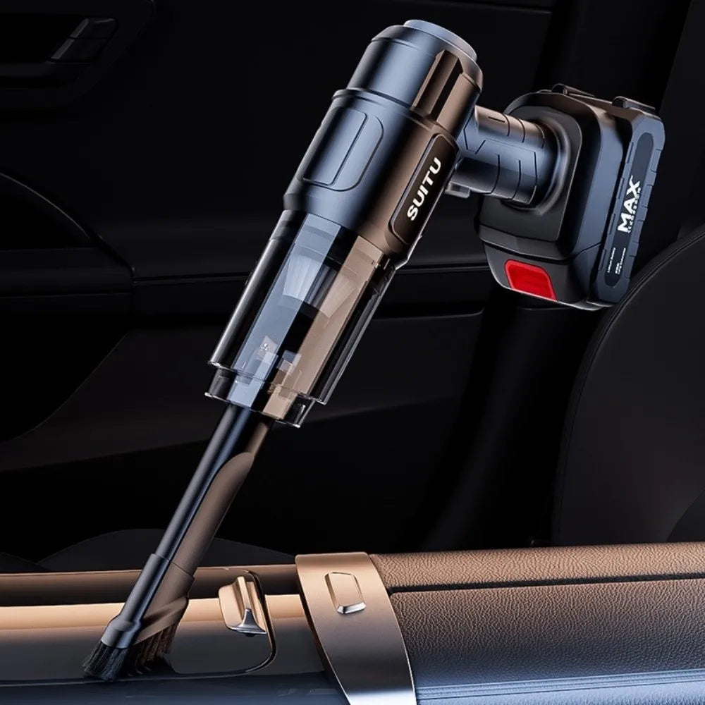 5000Pa Suction Car Vacuum Cleaner High Power 1500mAh Cordless Auto Vacuum Super Suction Multifunctional Wireless Dust Blower