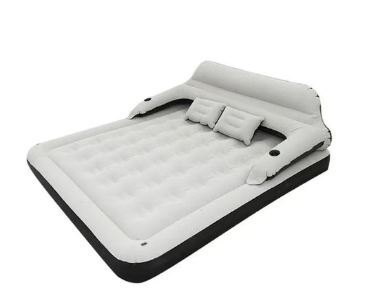 Customized High Comfortable Blow up Mattress Inflatable Air Sofa Bed with Pump and Headrest