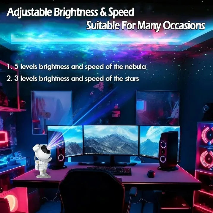 Astronaut Galaxy Star Projector Starry Sky Night Light Astronaut Projector with Remote Control