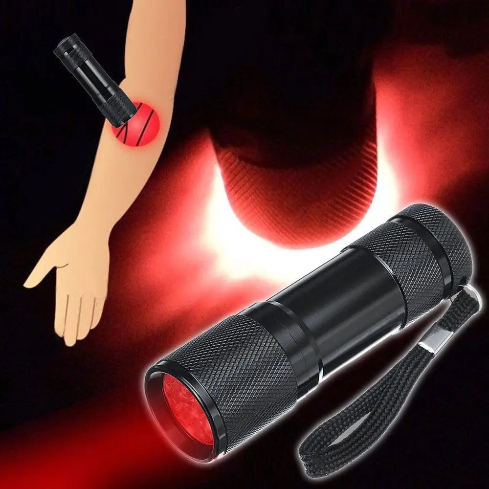 Patient Portable Trans Illuminator Tool Red Light Doctor Supplies Flashlight Vein Finder Vascular Displaying Viewer