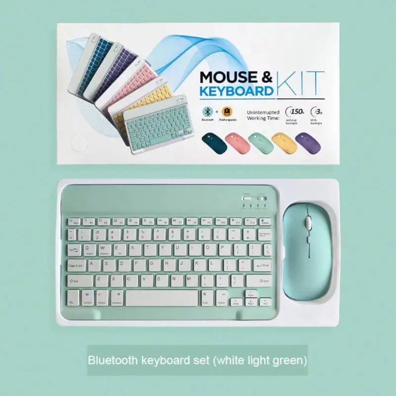 Wireless keyboard and mouse for iPad 11-inch (2021/2020 models), Air 4/10.2-inch (9th/8th generation), Mini 6/Air 2