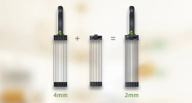 ONCE for All Meat Slicer and Cleaver Kitchen Knife Set for Meat Slicing and Shredding, Manual Fresh Meat Cutter, Slicer for Beef