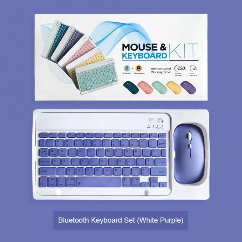 Wireless keyboard and mouse for iPad 11-inch (2021/2020 models), Air 4/10.2-inch (9th/8th generation), Mini 6/Air 2