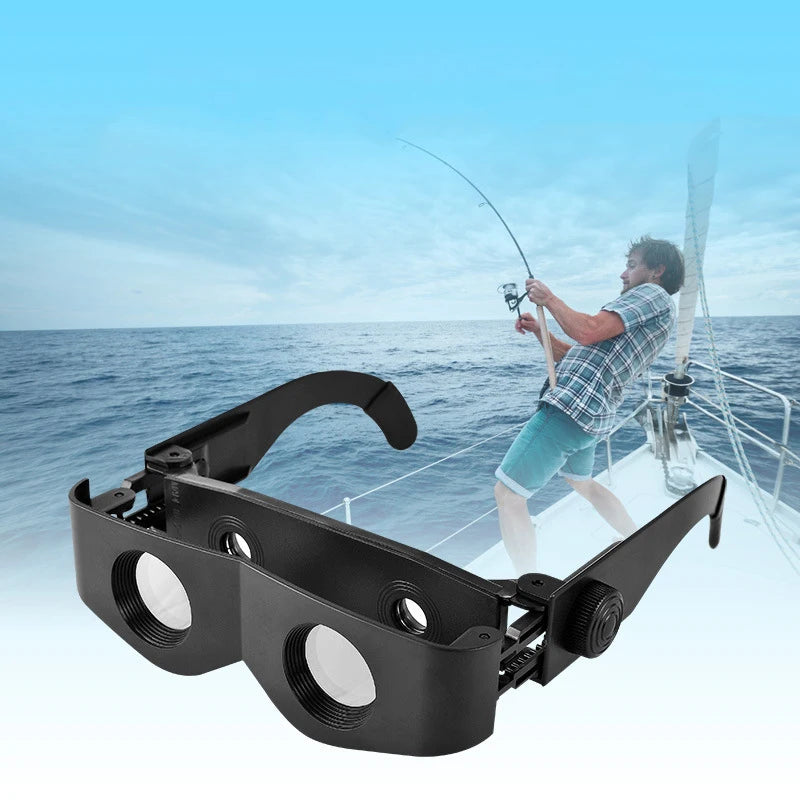 Theater Viewing Magnifier Glasses, Adjustable Focus Binoculars Telescope, Ideal for Fishing