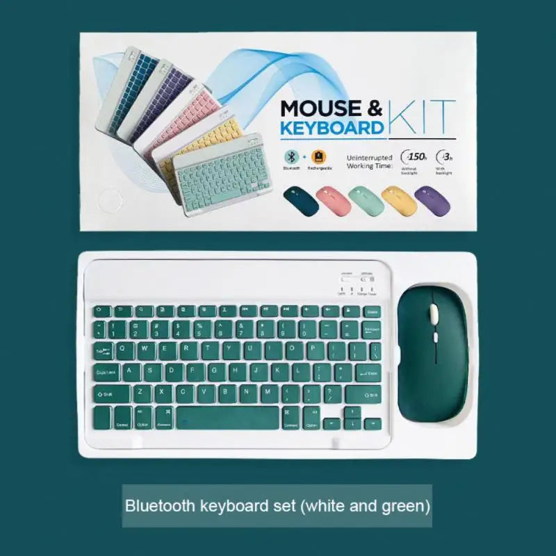Wireless keyboard and mouse for iPad 11-inch (2021/2020 models), Air 4/10.2-inch (9th/8th generation), Mini 6/Air 2