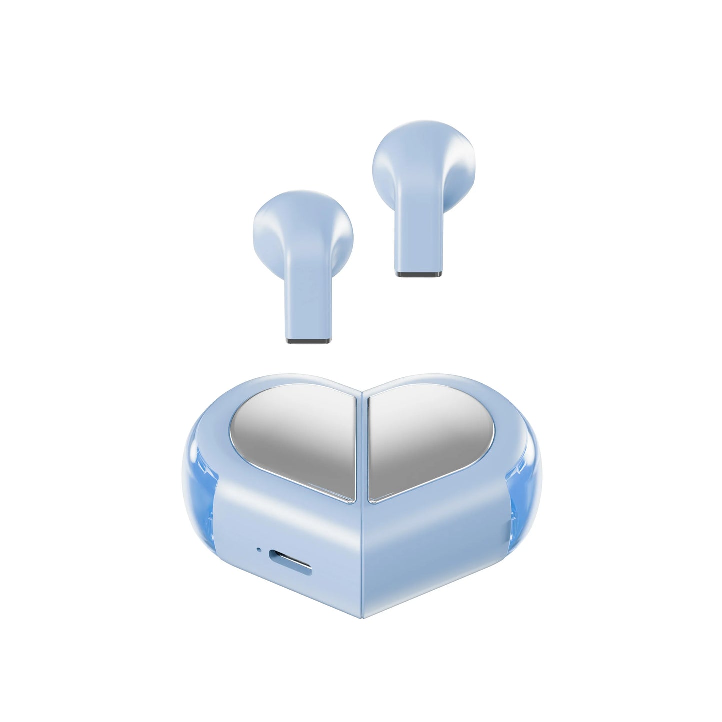 K520 wireless earphones stereo earbuds with rotatable heart-shaped low latency charger suitable for mobile phones and tablets