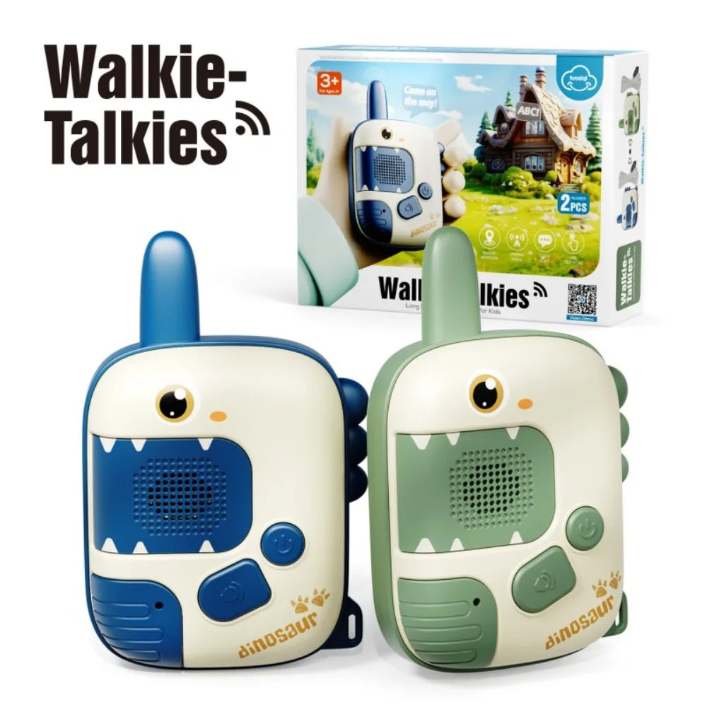 HD Screen Children's Video Intercom Long Range Cartoon Design Video Walkie Talkie Anti-loss with Lanyards Kids Two-Way Radio