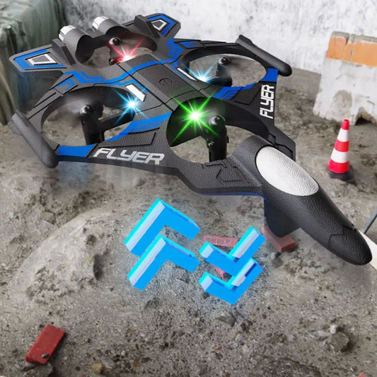 EPP Foam Remote Control Foam Fighter Rechargeable 2.4G Stunt Four Motor Helicopter Durable Portable RC Hobby Jet Plane