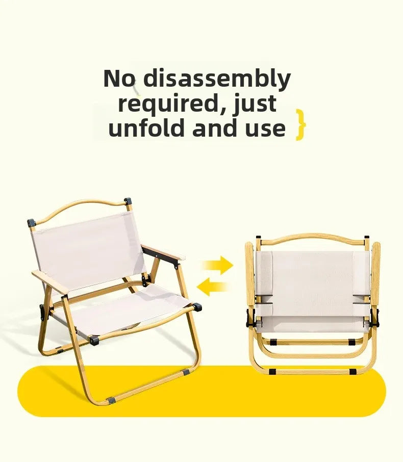 Outdoor folding chair Kermit chair camping fishing stool beach chair folding portable stool table and chair
