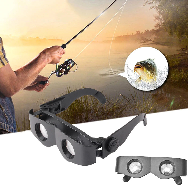 Theater Viewing Magnifier Glasses, Adjustable Focus Binoculars Telescope, Ideal for Fishing