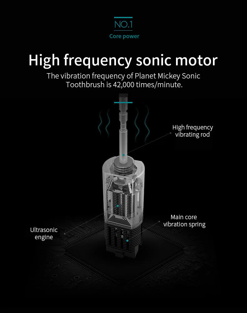 6 Clean Modes Sonic Electric Toothbrush USB Rechargeable Massage Relax Tooth Brush Adult Washable Teeth Whitening Cleaning Brush