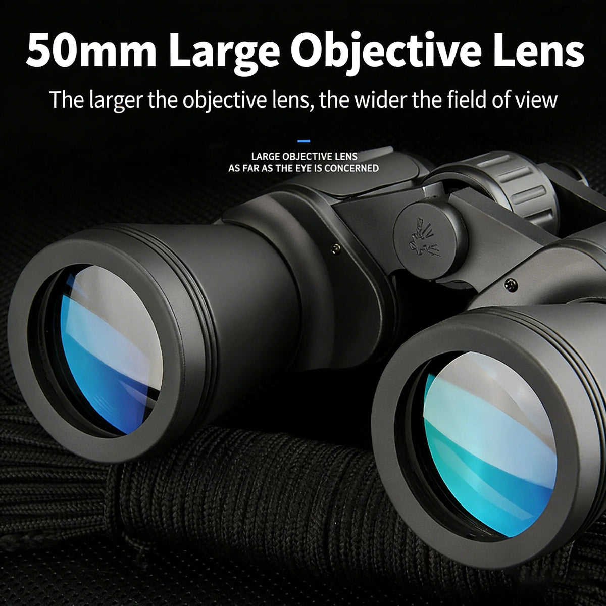 10x50 Binoculars for Adults BAK4 Prism HD Professional Waterproof Telescope for Bird Watching Hunting Travel