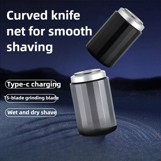Shaver Electric Small Charging Model Car Mini Small Steel Cannon Men's High-power Portable Shaver Dry Wet Double Shaving USB