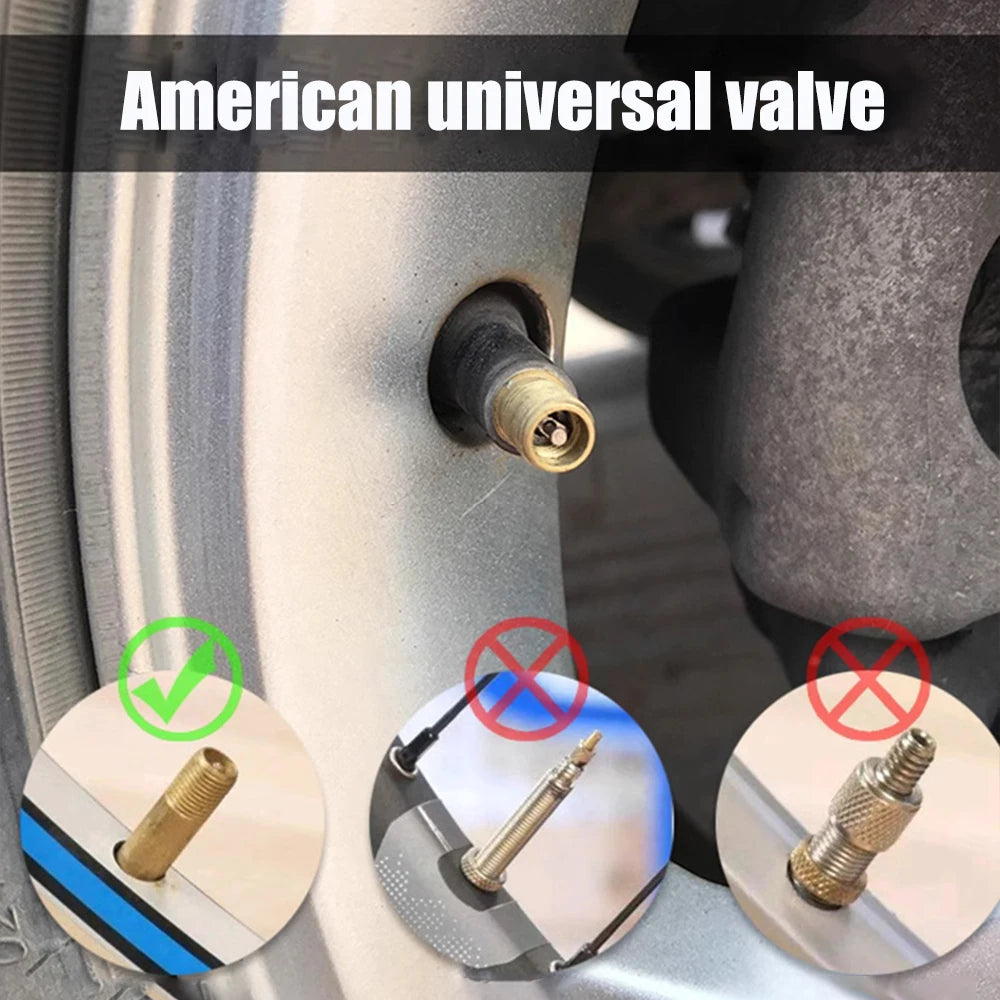 Glow-in-the-Dark Car Valve Stem Caps Universal Plastic Waterproof Fluorescent Green/ Blue Auto Motorcycle Bike Tire Valve Covers