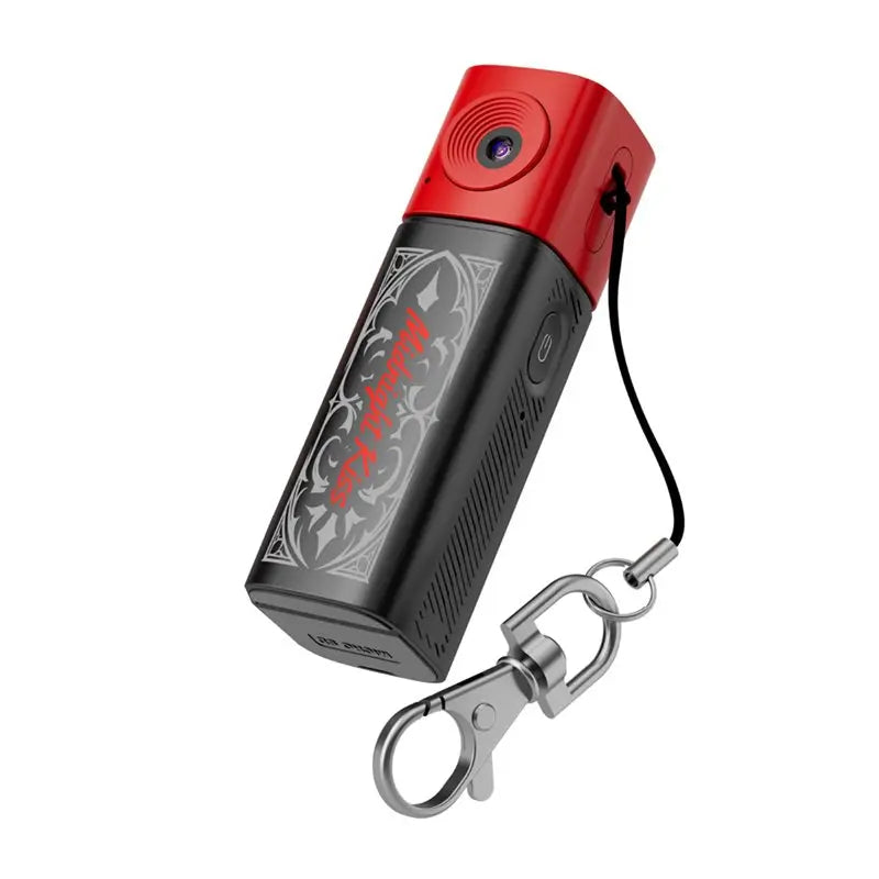 JABS-Thumb Camera 2K HD Mini Keychain Recorder Portable Autofocus 230° Video Recorder Lipstick Pocket Camcorder