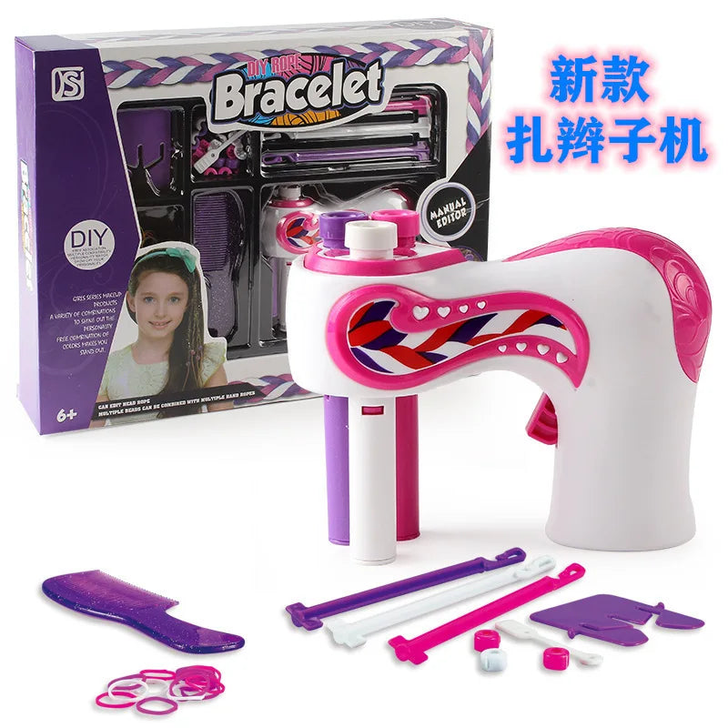 Automatic Hair Braiding Tool for Kids & Adults, 3-Strand Twist Braider DIY Dreadlock Maker for Women, Easy Hair Styling Machine