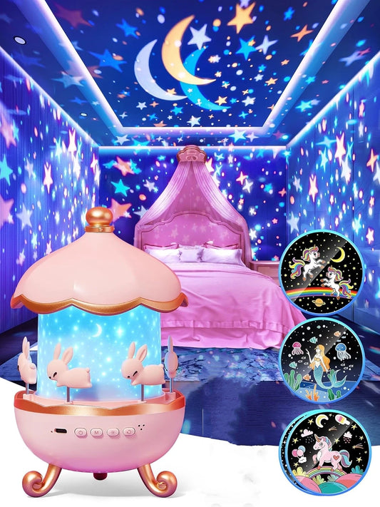 Star Projector for Kids 12 Films Star Lights for Ceiling Projector Baby Night Lamp with Exquisite Gifts