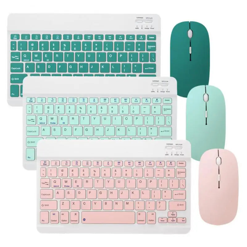 Wireless keyboard and mouse for iPad 11-inch (2021/2020 models), Air 4/10.2-inch (9th/8th generation), Mini 6/Air 2