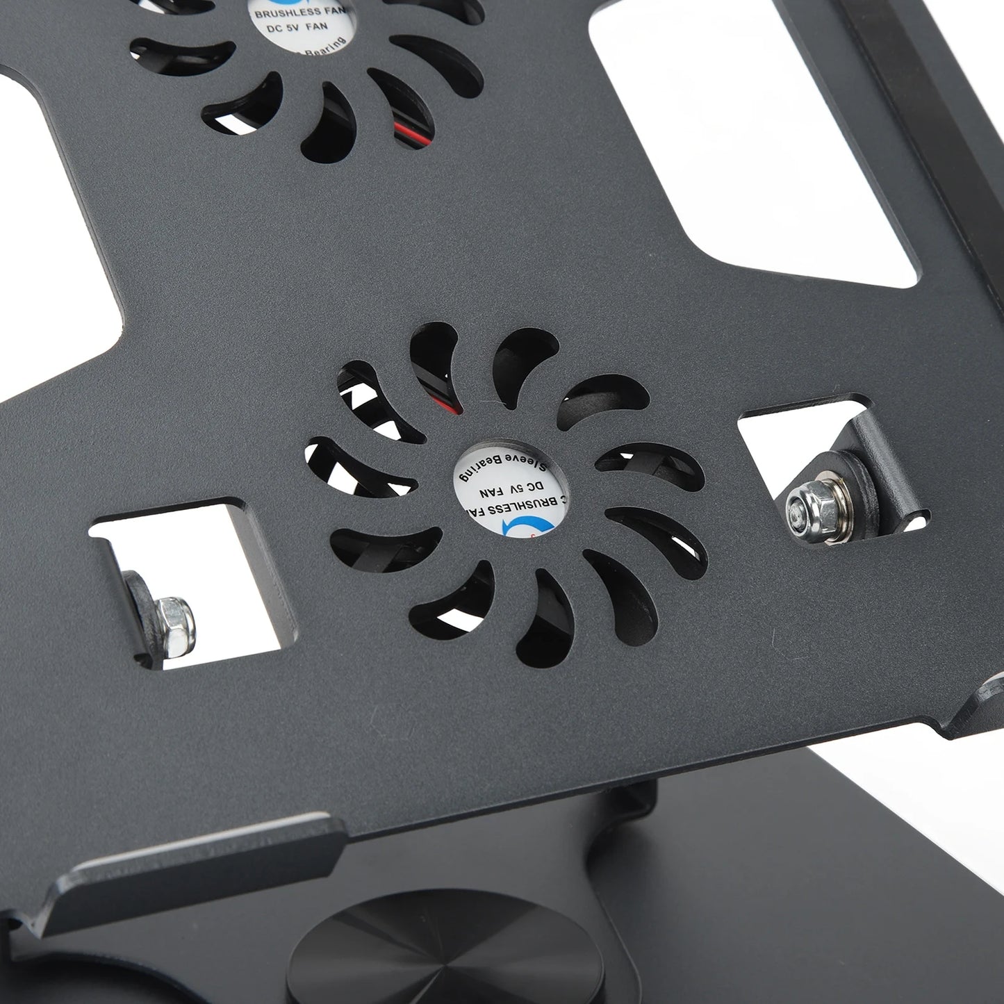 Laptop Stand Laptop Holder Aluminium Alloy Cooling Fan Design Rotatable Hollowed Out Foldable Portable for 11 To 17.3in Device