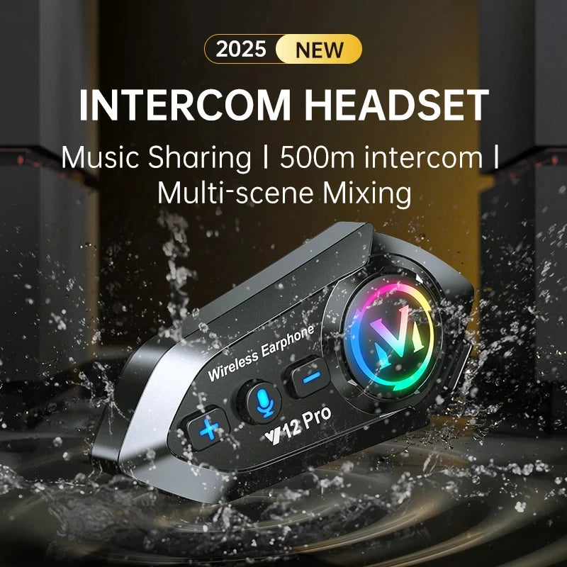 Helmet Bluetooth Earphones Y10 Waterproof Noise Reduction Motorcycle Earphones Soft Mac Helmet Earphones