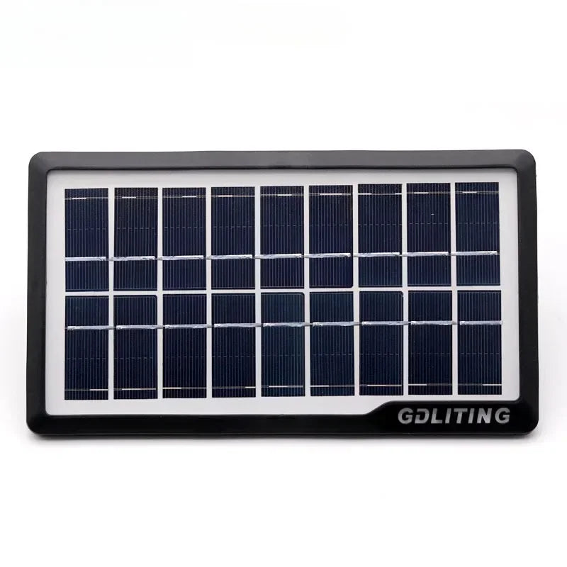 gdlite gd 8017 portable solar lighting system kits Photovoltaic emergency light with 5V usb out-put