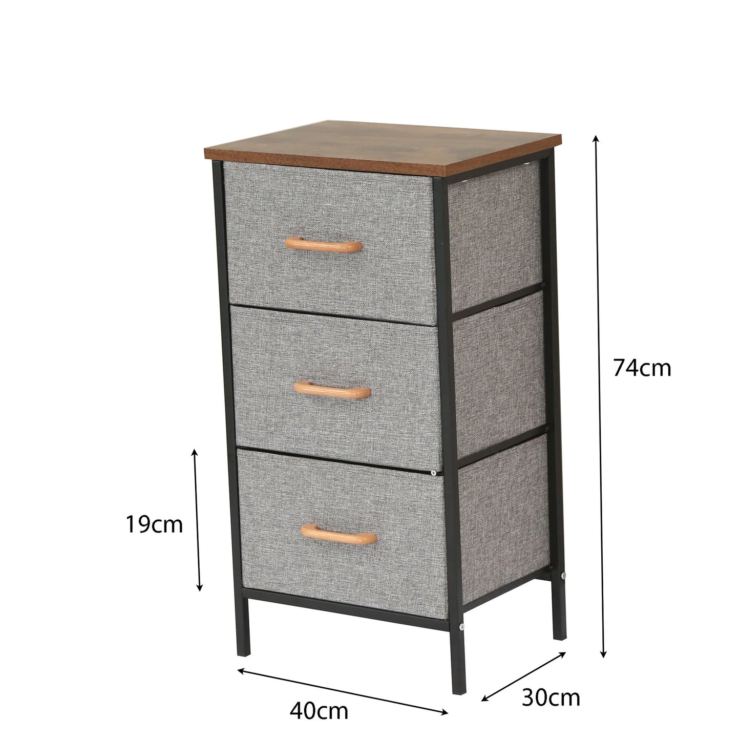 Modern Fabric Drawer Storage Cabinet Box Bedroom Locker Multi-layer Assembly Toy Organizer for Baby Nursery Home Office Lab