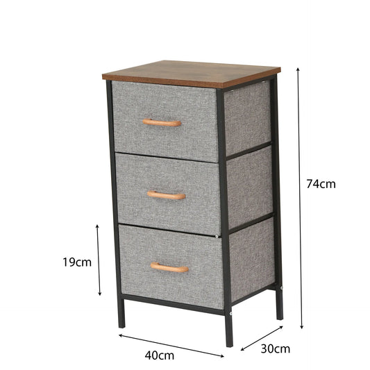 Modern Fabric Drawer Storage Cabinet Box Bedroom Locker Multi-layer Assembly Toy Organizer for Baby Nursery Home Office Lab