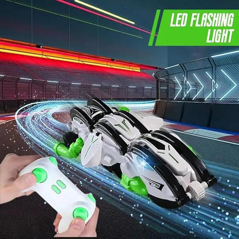 Remote Control Car For Boys RC Car 2.4Ghz Race Car Toy 360 Rolling Lights RC Stunt Car Boys Toys High Speed Remote Controlled