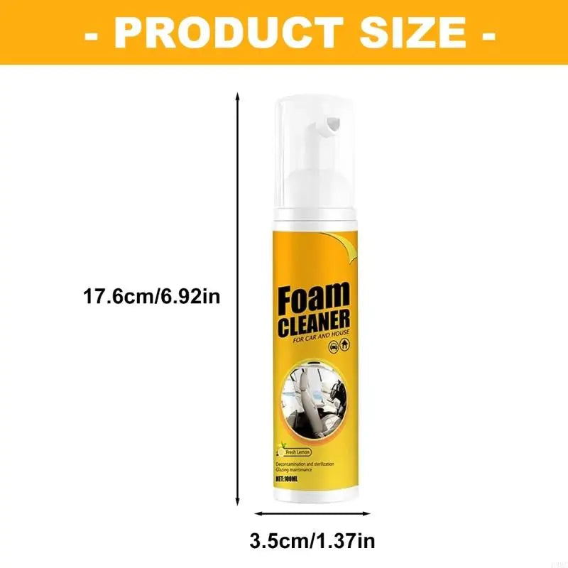 Multi-purpose car foam cleaner 650ml set. Seat cleaner.