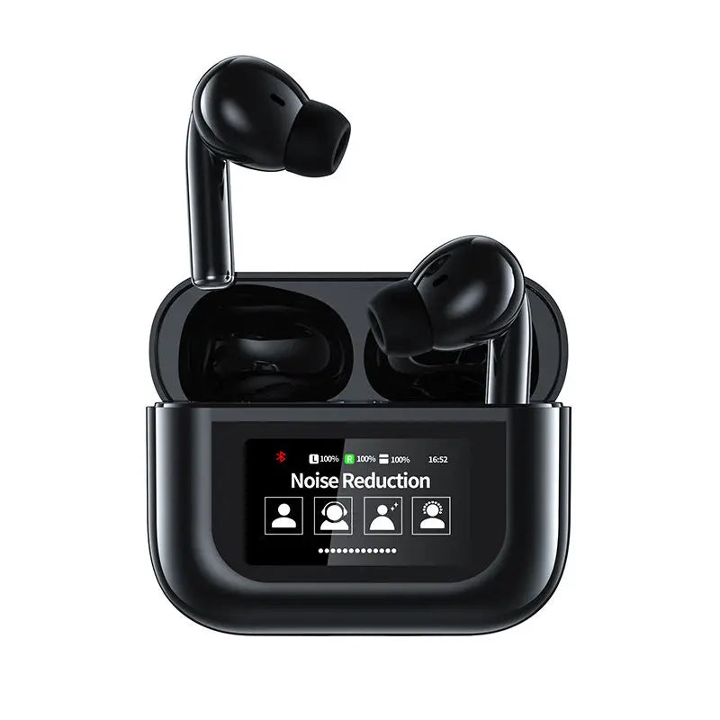 A9pro TWS in Ear Earbuds ANC, Touch Control, LED Display, Bluetooth 5.3 Noise Cancelling Wireless Earphones JL Chipset Headphone