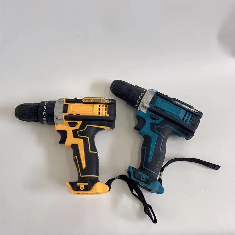 DW 21V lithium battery rechargeable drill 3 functions impact drill double speed hand drill multi-function household electric scr