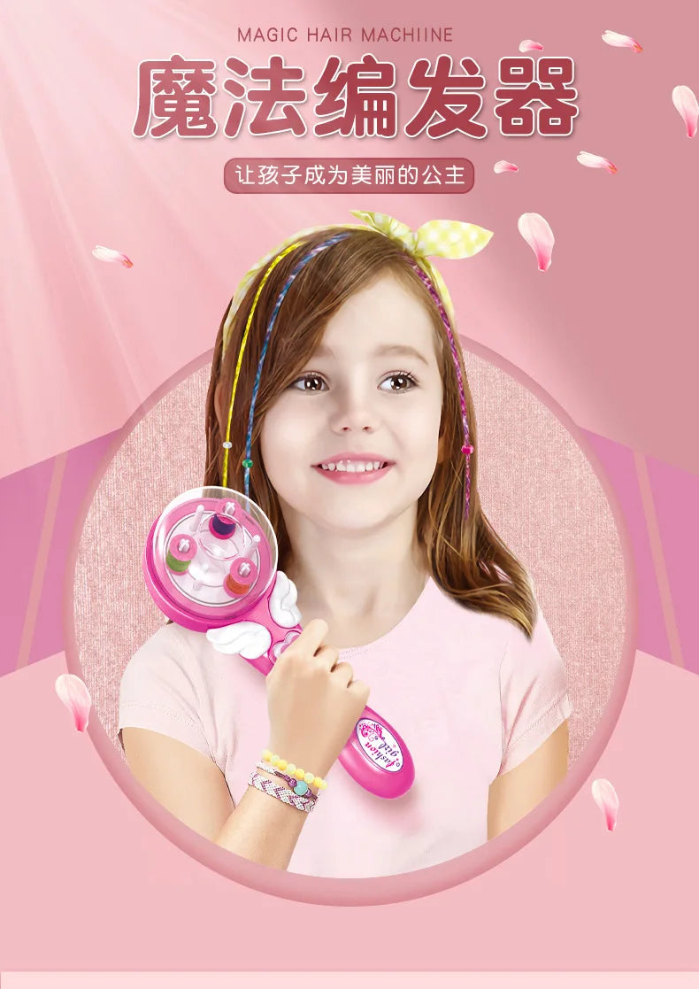 Automatic Hair Braiding Tool for Kids & Adults, 3-Strand Twist Braider DIY Dreadlock Maker for Women, Easy Hair Styling Machine