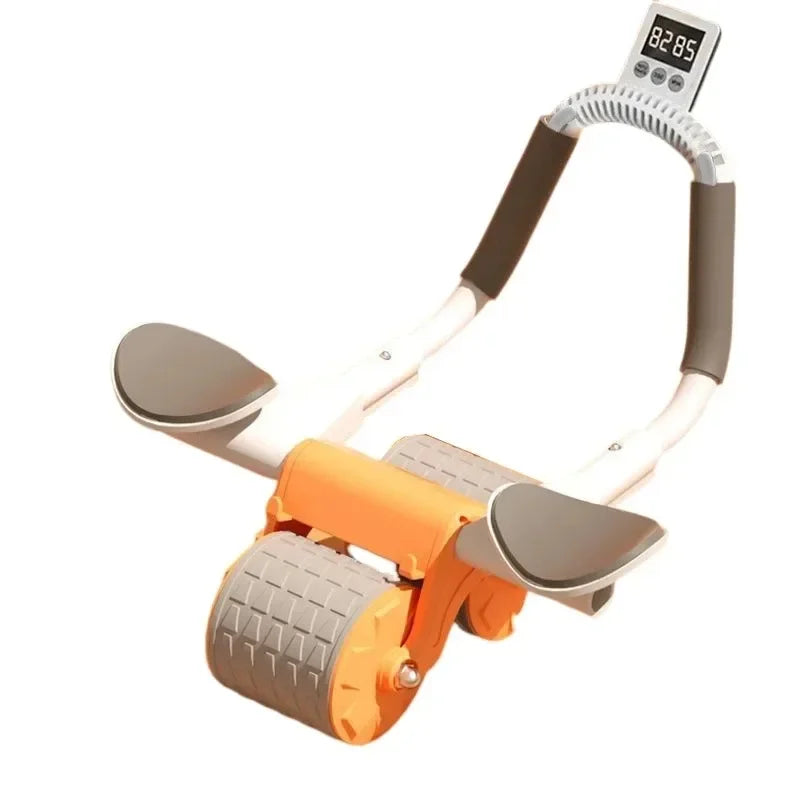 High-quality fitness exercise roller support automatic rebound ab wheel core muscle training device