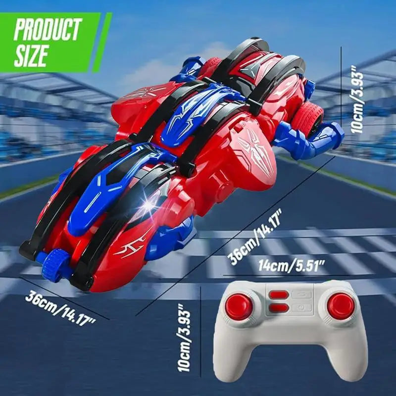 Remote Control Car For Boys RC Car 2.4Ghz Race Car Toy 360 Rolling Lights RC Stunt Car Boys Toys High Speed Remote Controlled