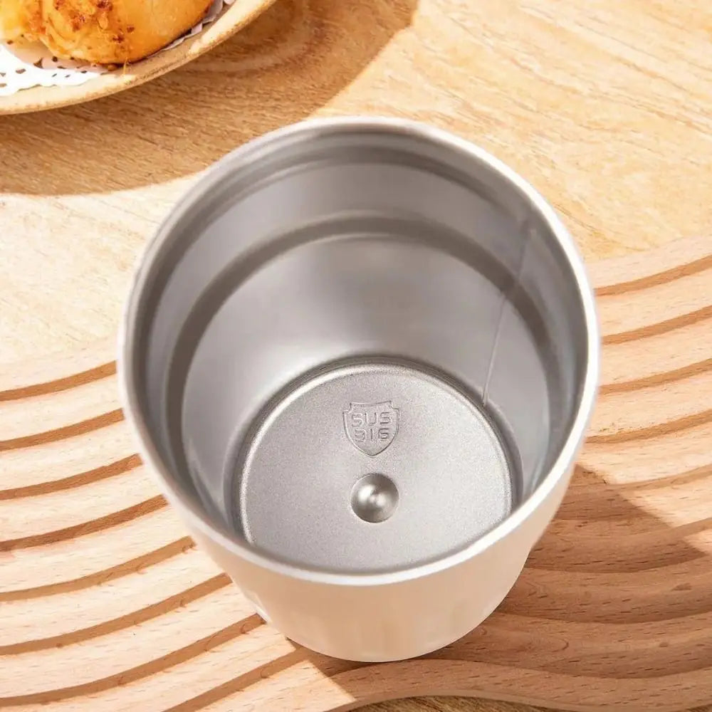 Vacuum Flask 450ML Thermal Water Bottle Creative Portable Coffee Thermos Cup Double Wall Digital Drinking Bottle Travel