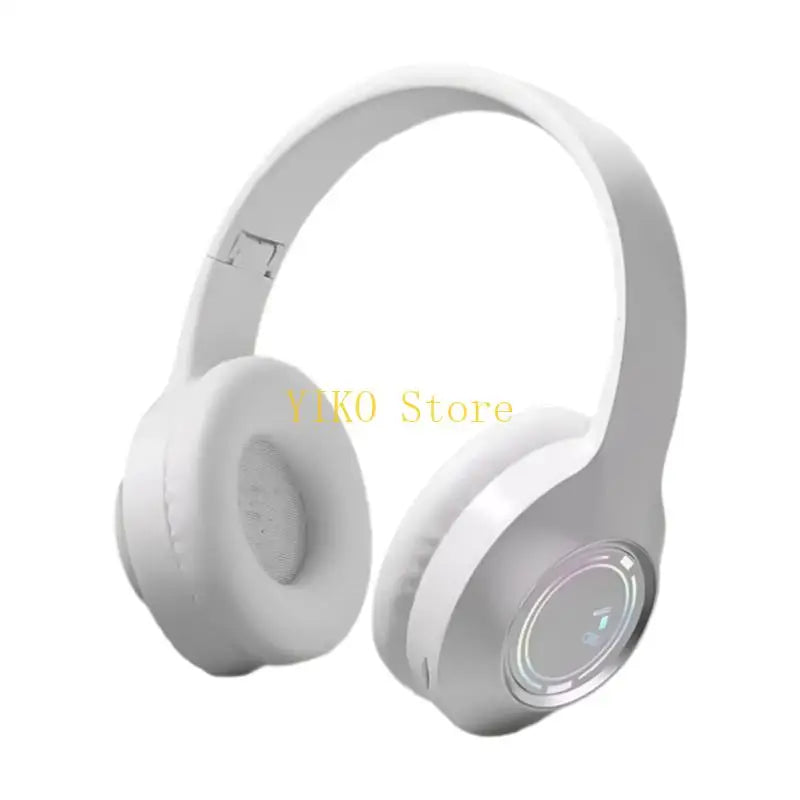 M3 Bluetooth-compatible Headphone with LED Light Bass Wireless Headphone