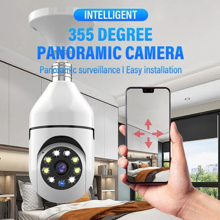 Bulb Camera HD Dual Light Head Minions 360 panorama