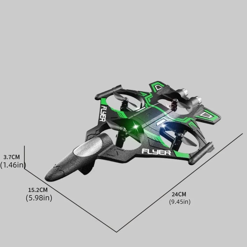 EPP Foam Remote Control Foam Fighter Rechargeable 2.4G Stunt Four Motor Helicopter Durable Portable RC Hobby Jet Plane